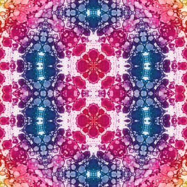 Kusursuz desen. Kusursuz bir doku. Soyut sonsuz desen. kaleydoskop