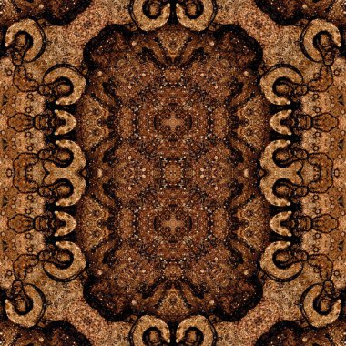 Kusursuz desen. Kusursuz bir doku. Soyut sonsuz desen. kaleydoskop