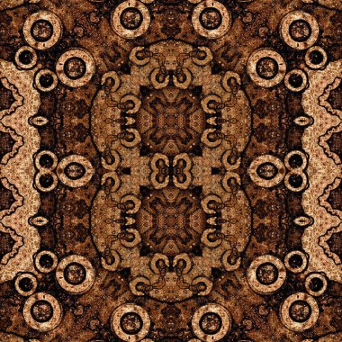 Kusursuz desen. Kusursuz bir doku. Soyut sonsuz desen. kaleydoskop