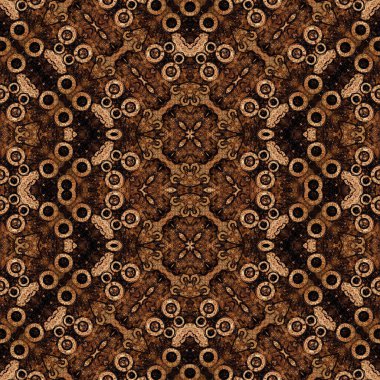 Kusursuz desen. Kusursuz bir doku. Soyut sonsuz desen. kaleydoskop