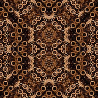 Kusursuz desen. Kusursuz bir doku. Soyut sonsuz desen. kaleydoskop