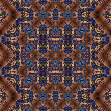 Kusursuz desen. Kusursuz bir doku. Soyut sonsuz desen. kaleydoskop