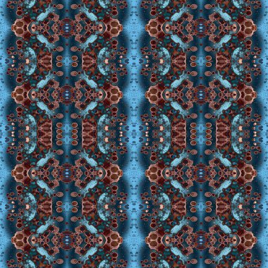 Kusursuz desen. Kusursuz bir doku. Soyut sonsuz desen. kaleydoskop