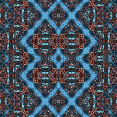 Kusursuz desen. Kusursuz bir doku. Soyut sonsuz desen. kaleydoskop