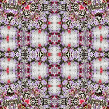 Kusursuz desen. Kusursuz bir doku. Soyut sonsuz desen. kaleydoskop