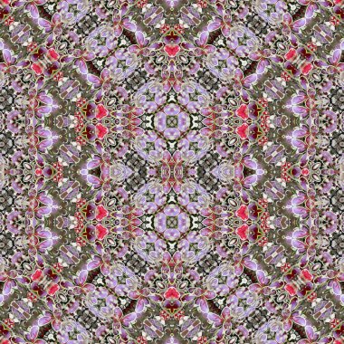 Kusursuz desen. Kusursuz bir doku. Soyut sonsuz desen. kaleydoskop