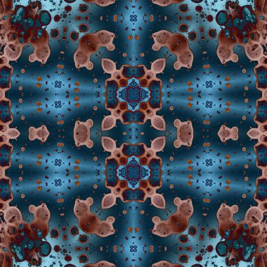 Kusursuz retro desen. Kusursuz sanat dokusu. Örülmüş halı