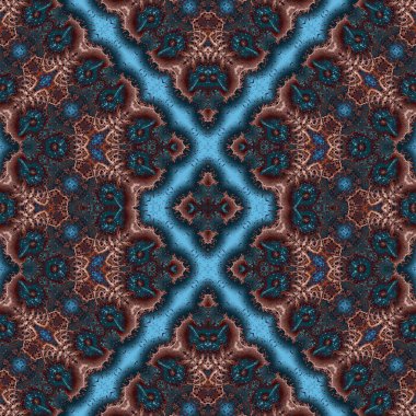 Kusursuz desen. Kusursuz bir doku. Soyut sonsuz desen. kaleydoskop