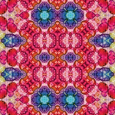 Kusursuz desen. Kusursuz bir doku. Soyut sonsuz desen. kaleydoskop