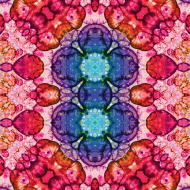 Kusursuz desen. Kusursuz bir doku. Soyut sonsuz desen. kaleydoskop