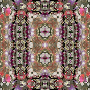 Kusursuz desen. Kusursuz bir doku. Soyut sonsuz desen. kaleydoskop