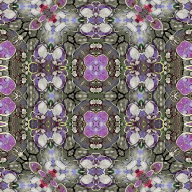 Kusursuz desen. Kusursuz bir doku. Soyut sonsuz desen. kaleydoskop