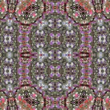 Kusursuz desen. Kusursuz bir doku. Soyut sonsuz desen. kaleydoskop