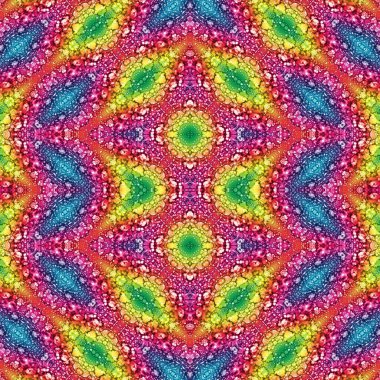 Kusursuz desen. Kusursuz bir doku. Soyut sonsuz desen. kaleydoskop