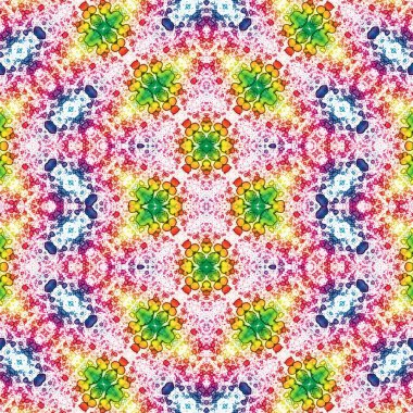 Kusursuz desen. Kusursuz bir doku. Soyut sonsuz desen. kaleydoskop