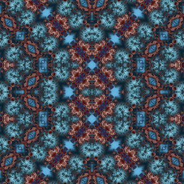 Kusursuz desen. Kusursuz bir doku. Soyut sonsuz desen. kaleydoskop