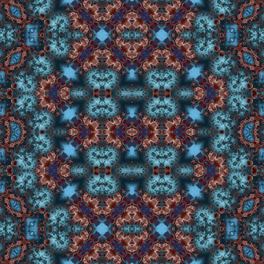 Kusursuz desen. Kusursuz bir doku. Soyut sonsuz desen. kaleydoskop