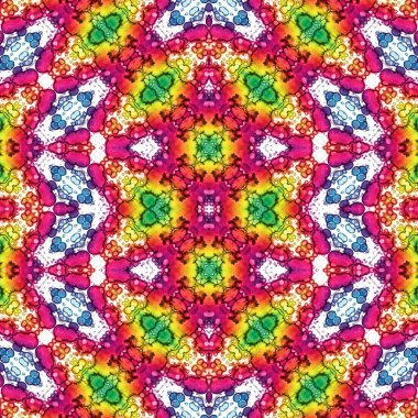 Kusursuz desen. Kusursuz bir doku. Soyut sonsuz desen. kaleydoskop