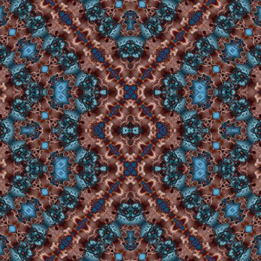 Kusursuz desen. Kusursuz bir doku. Soyut sonsuz desen. kaleydoskop