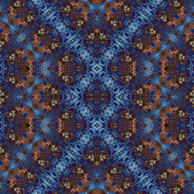 Kusursuz desen. Kusursuz bir doku. Soyut sonsuz desen. kaleydoskop