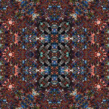 Kusursuz desen. Kusursuz bir doku. Soyut sonsuz desen. kaleydoskop