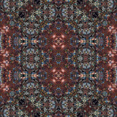 Kusursuz desen. Kusursuz bir doku. Soyut sonsuz desen. kaleydoskop