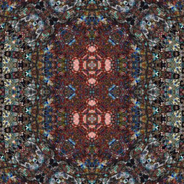 Kusursuz desen. Kusursuz bir doku. Soyut sonsuz desen. kaleydoskop