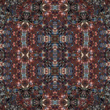 Kusursuz desen. Kusursuz bir doku. Soyut sonsuz desen. kaleydoskop