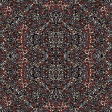 Kusursuz desen. Kusursuz bir doku. Soyut sonsuz desen. kaleydoskop