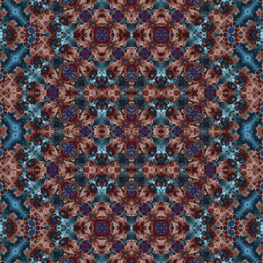 Kusursuz desen. Kusursuz bir doku. Soyut sonsuz desen. kaleydoskop