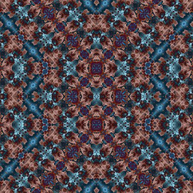 Kusursuz desen. Kusursuz bir doku. Soyut sonsuz desen. kaleydoskop