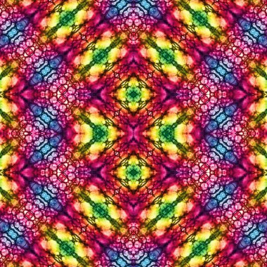 Kusursuz desen. Kusursuz bir doku. Soyut sonsuz desen. kaleydoskop