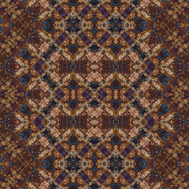 Kusursuz retro desen. Kusursuz sanat dokusu. Örülmüş halı