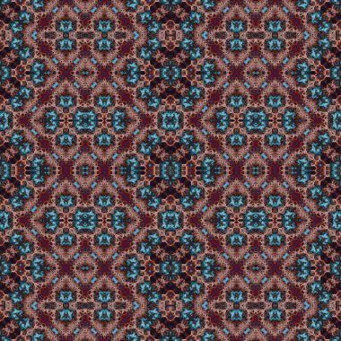 Kusursuz retro desen. Kusursuz sanat dokusu. Örülmüş halı