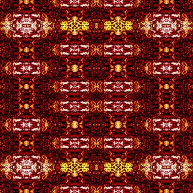 Kusursuz retro desen. Kusursuz sanat dokusu. Örülmüş halı