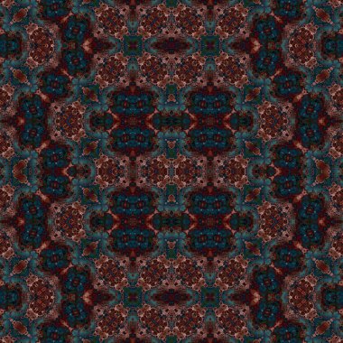 Kusursuz retro desen. Kusursuz sanat dokusu. Örülmüş halı