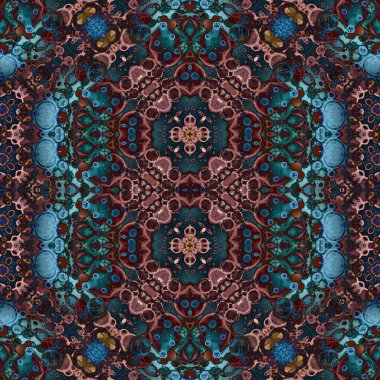 Kusursuz retro desen. Kusursuz sanat dokusu. Örülmüş halı