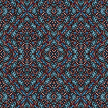 Kusursuz retro desen. Kusursuz sanat dokusu. Örülmüş halı