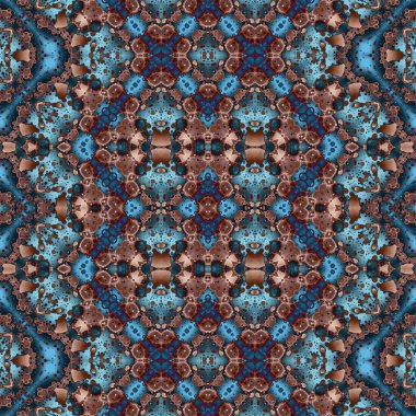 Kusursuz retro desen. Kusursuz sanat dokusu. Örülmüş halı