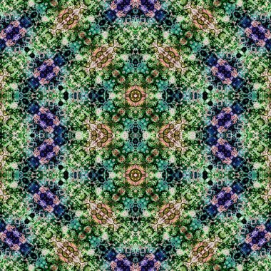 Kusursuz retro desen. Kusursuz sanat dokusu. Örülmüş halı