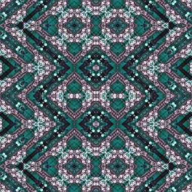 Kusursuz retro desen. Kusursuz sanat dokusu. Örülmüş halı