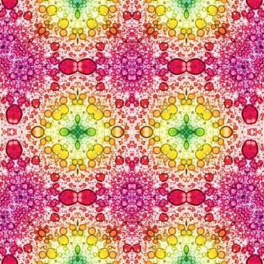 Kusursuz yaratıcı model. Yaratıcı bir geçmiş. Kaleydoskop deseni