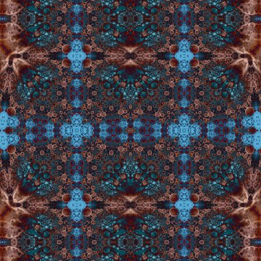 Kusursuz yaratıcı model. Yaratıcı bir geçmiş. Kaleydoskop deseni