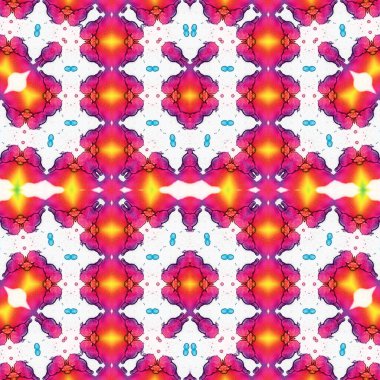 Kusursuz yaratıcı model. Yaratıcı bir geçmiş. Kaleydoskop deseni