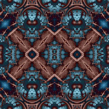 Kusursuz yaratıcı model. Yaratıcı bir geçmiş. Kaleydoskop deseni