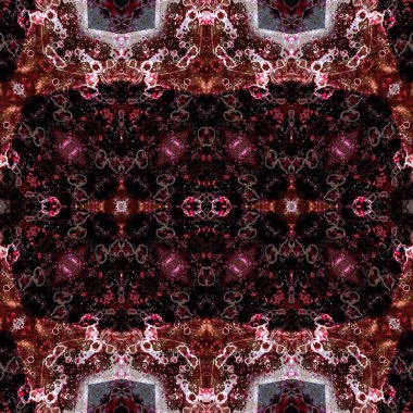 Kusursuz yaratıcı model. Yaratıcı bir geçmiş. Kaleydoskop deseni