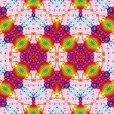 Kusursuz yaratıcı model. Yaratıcı bir geçmiş. Kaleydoskop deseni