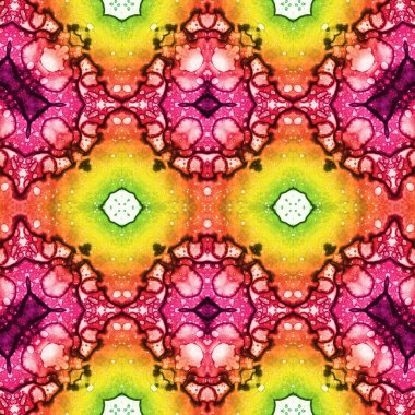 Kusursuz yaratıcı model. Yaratıcı bir geçmiş. Kaleydoskop deseni