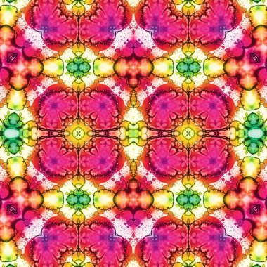 Kusursuz yaratıcı model. Yaratıcı bir geçmiş. Kaleydoskop deseni