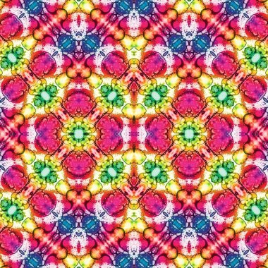 Kusursuz yaratıcı model. Yaratıcı bir geçmiş. Kaleydoskop deseni